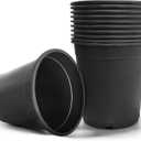 HOSTIC 5 Gallon Flexible Nursery Pots Gallon Pot with Drainage Holes Plastic Plant Container Suitable for Indoor Outdoor Vegetables Flowers Plants 10 PCS