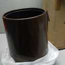2.1 Gallon Metal Imitation Wood Grain Bathroom Trash Can