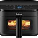 Air Fryer 8-in-1, 4.5Qt Air Fryer, Space-Saving & Compact with DC Motor, Fast & Crispy Cooking, Adjustable Fan Speed, 95% Less Oil for Healthy Family Meals, Dishwasher Safe