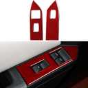 Car Window Lift Switch Sticker Carbon Fiber Decal Cover for Ford Mustang GT Shelby 2005 2006 2007 2008 2009 S197 Accessories