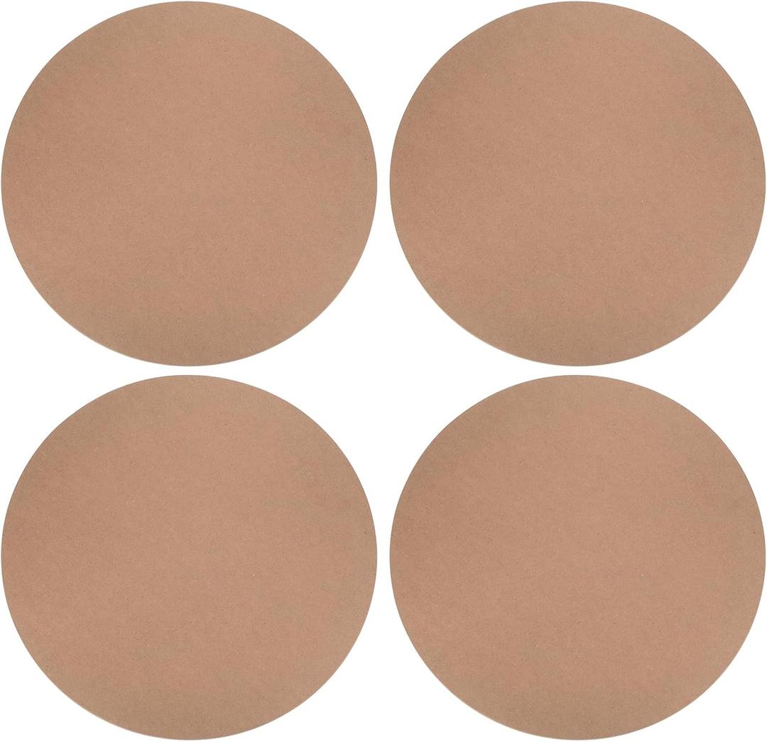 PATIKIL 16" Round Pottery Wheel Bat, 4 Pcs Pottery Bats for Pottery Wheel 1/3 Thick Clay Throwing Bats