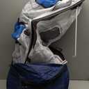 JOYIN White Rocket Ship Pop up Play Tent with Tunnel and Playhouse Kids Indoor Outdoor Spaceship Tent Set