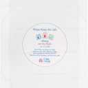 English ABC Safe Sleep Message Playard Sheet, Fitted Playard Sheet