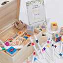 78 PCS Fun Baby Shower Games Sign Kit, Unique Baby Shower Ideas, Funniest Games Ever Where You Can Draw to Your Heart's Content, Suitable for Boy and Girls