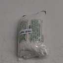 LAMIT Semi Sheer Cream Linen Curtains 36 Inch Length 2 Panels, Light Filtering Panels Back Tab and Rod Pocket Neutral Drapes for Bathroom/Kitchen/Loft Room, 34 x 36 Inch