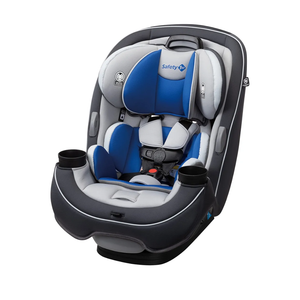 Safety 1st Grow and Go All-in-One Slim Convertible Car Seat, Rear Facing, 5-40 lbs, Forward Facing (30–65 lbs), High Back Booster Seat 40-100 pounds, Carbon Wave