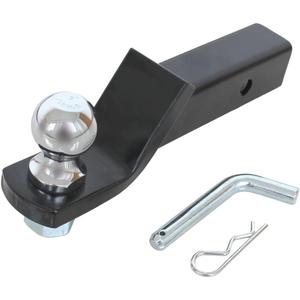 MaxxHaul 50547 Trailer Hitch Mount with 2 inch Ball and Pin - Fits 2 inch Receiver 2 inch Drop 7,500 lbs Capacity