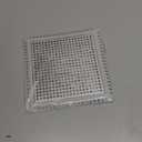 Shower Drain Hair Catcher/Drain Strainer/Shower Drain Cover for Bathroom Floor Drain, Stainless Steel and Silicone (Patented Product) (6 inch, Gray)