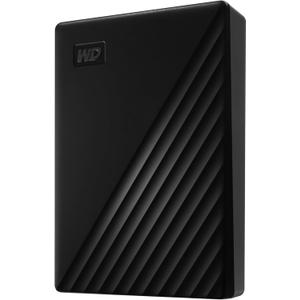 WD 6TB My Passport, Portable External Hard Drive, Black, Backup Software with Defense Against ransomware, and Password Protection, USB 3.1/USB 3.0 Compatible - WDBR9S0060BBK-WESN