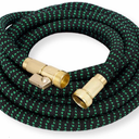 Expandable Garden Hose - 50 ft Expanding Water Garden Hoses, No Kink Lightweight Flexible Hose with 3/4" Solid Fittings and 4-Layer Latex Cores - 50ft Retractable Stretch Car Washing Pipes