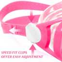 ACQCES Kids Swim Goggles Snorkel Diving Mask for Boys Girls Ages 5-15, Two-Color Anti-Fog Swimming Goggles with Nose Cover