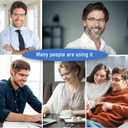 3-Pack Reading Glasses for Men, Lightweight Metal Half Frame Blue Light Blocking Computer Readers, Filter UV Ray/Computer Glare with Spring Hinge Eyeglasses(3PCS Black,+2.25)