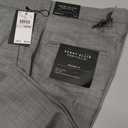 Perry Ellis Mens Modern fit Dress Pants 32/30 Light Grey Solid Stretch 32x30