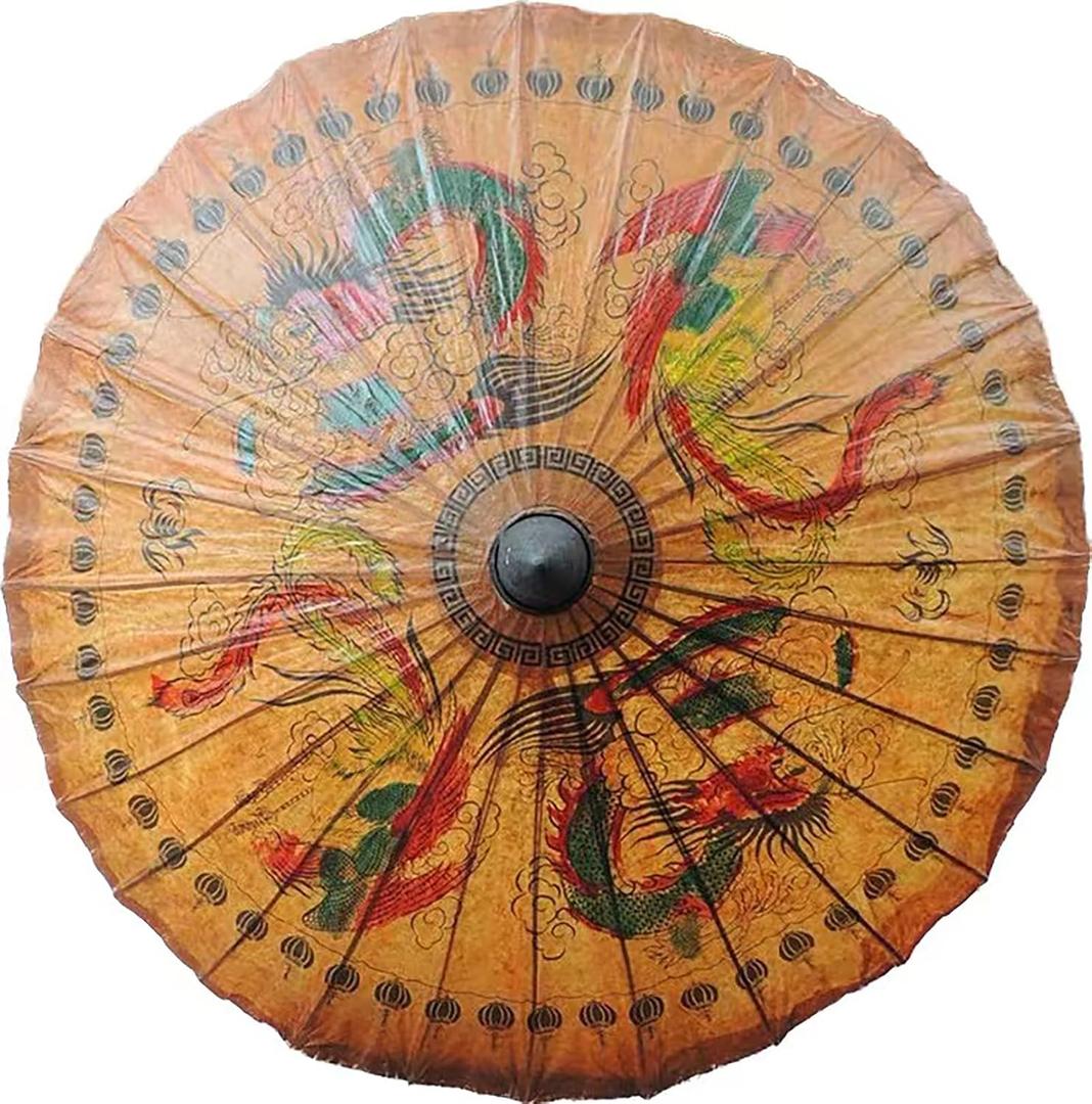 Chinese Japanese Handmade Parasol Umbrella,Asian Decoration DIY Art Dance Classical Umbrella for Wedding Parties Photography Costumes Cosplay(1 PCS)