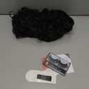 Aisaide Clip in Hair Extensions, 4PCS 16 inch Curly Hair Extensions Short Soft Natural Hairpiece Lace Weft Curly Wave Clip Ins Extensions Invisible for Women,Natura Off Brown