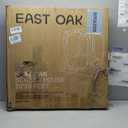 East Oak Screen House Tent Pop-Up, Portable Screen Room Canopy Instant Screen Tent 10 x 10 FT with Carry Bag for Patio, Backyard, Deck & Outdoor Activities, Beige