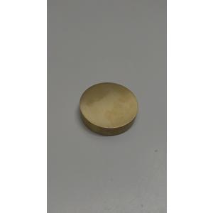 Chinese Calligraphy Paper Weight, 50mm Round Brass Paperweight Holding Paper Flat for Painting Writing Ink Drawing Desktop Home Office Decoration, Gold Tone