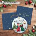 10 x Friendship Christmas Ornaments 2025 - Gifts for Friends Women, Bestie Ornament Christmas Tree Decorations, Friend Ornament as Hanging Decor, BFF Ornaments for Friends