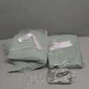 Fomcet Sage Green Tulle Backdrop Curtains with Lights String 10FT X 8FT Sheer Curtain with Lights Tulle Curtains Backdrop for Wedding Birthday Party Photo Shoot (2 Panels 5x8FT)