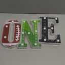 Football 1st Birthday Party Decorations One Letters Light Birthday Decorations Light up Letters for Centerpieces Table Backdrop 1 Year Old Football Party Supplies Boy or Girl