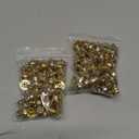 RTRHINOTUNING 100pcs 7mm/0.28in Hole Replacement Wheel Lip Rivets Nuts Wheel Rim Rivets Gold for ABS Plastic