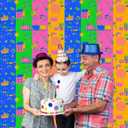 29Pcs Cute Pink pig Party Decorations,Rainbow color 3.3x6.6ft Tinsel Foil Fringe Curtains Banners and Multicolour Balloons for Cartoon Theme Birthday Decorations Boys and Girls Party Supplies