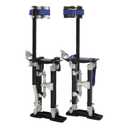 Drywall Stilts 15-23 Inch Height Adjustable Lifts Aluminum Tool for Painting Finishing Pruning Branches Cleaning - Black (15" - 23")