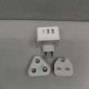TESSAN All European UK Travel Plug Adapter Kit, International Detachable with 3 Outlet 3 USB Charger (1 USB C), Type C/G/E/F EU Ireland Power Adaptor, US to Europe Italy Spain France Greece