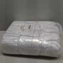 Vencede Spandex Folding Chair Covers 30PCS Stretch Chair Covers Protector for Wedding Party Banquet, Washable Universal Fitted Chair Slipcovers for Celebration Birthday (White, 30pcs)