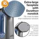 Hamilton Beach Durathon 3-in-1 Handheld Garment Steamer for Clothes & Steam Iron, 45 Second Heat-Up with 1700 Watts, 300ml Removable Water Tank, 27 Minutes of Steam, Auto Shutoff, Gray & Blue (11559)