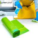 Greenland Biodegradable 60 Trash Bags Compatible with Simplehuman (Code G, 60 Bags, 8 Gallons) & IKEA Mjsa 8 Gallon Pedal Bin (20 Count (Pack of 3))