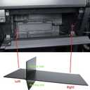 JDMCAR Compatible with Toyota 4Runner Accessories 2010-2023 2024 Glove Box Organizer and GX 460 (2010-2023)Insert ABS Black Materials 4-Runner Compartment Tray