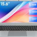 Laptop Computer, 16GB RAM 256GB SSD Laptops, 6500Y Processor (up to 3.4GHz), 15.6" FHD IPS Display, Laptop for Student and Business, WiFi 5, BT 5.0, Sliver