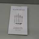 Rainbow Silverware Set for 8, 40-Piece Stainless Steel Flatware Set, Shiny Rainbow Metal Cutlery Set, Include Fork, Knife and Spoon Set, Dishwasher Safe