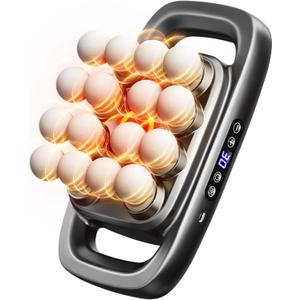 16-Head Massage Gun Set, Deep Tissue Percussion Massager with 3 Modes & 30 Intensities for Thighs, Arms, Waist, Back