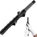 Golf Grip Trainer for Right-Handed Golfers  Golf Training Aid for Proper Hand Position & Swing Technique  Hit Straighter, Longer Shots & Fix Slices or Hooks Black