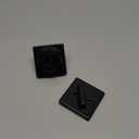 Kwikset 660 Contemporary Deadbolt Deadbolt Lock, Matte Black Square Exterior Keyed Front Entry Door, Pick Resistant SmartKey Rekey Security, Single Cylinder Dead Bolt