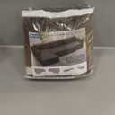 Pfrstuv Sectional Couch Covers, Leather Look Sofa Cover L Shape 2PCS Soft Stretch Slipcover for Sectional Sofa, Non Slip Furniture Protector (3 Seat Sofa + 3 Seat Left Chaise, Coffee)