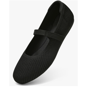 Arromic Ballet Flats for Women Round Toe Mary Jane Shoes Comfortable Dressy Women Flats Adjustable Straps Washable Knit Slip On Shoes
9
