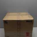 Tall Narrow Storage Cabinet, Silm Bathroom Organizers with Wheels, Golden Handle, Anti-Tip Storage Cabinet with Adjustable Shelves for Kitchen, Laundry(5tier-Cream)