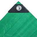 Tarp 15x30 ft Heavy Duty 100% Waterproof 10mil,UV Resistant,Durable Grommets and Reinforced Edges Green/Black Tarp for Camping, Swimming Pools,Car Coverage -by MVPNET