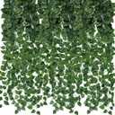 CEWOR Fake Vines for Room Decor 24 Pack 168ft Artificial Ivy Greenery Garland for Bedroom Wall Decor, Hanging Green Leaves for Party Wedding Christmas Decoration 