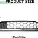 Front Bumper Grille Compatible for Honda Accord Lower Grill 2016 2017 HO1036126