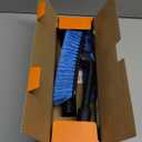 AstroAI 47.2" Ice Scrapers for Car Windshield and Extendable Snow Scraper with Foam Grip and 360 Pivoting Brush Head for Christmas Car Auto Truck SUV(Blue) (Medium)