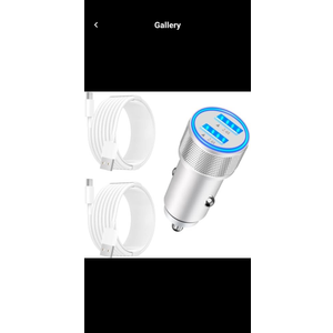 【MFi Certified】iPhone 16 Fast Car Charger, BARMASO 4.8A Dual USB Car Power Cigarette Lighter USB-C Fast Car Charging with 2Pack Type-C Cable for iPhone 16 Pro Max/15 Pro/Galaxy S24/S23/Pixel/iPad Pro 2pcs