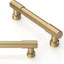 10 Pack Champagne Bronze Cabinet Pulls 4 Inch(102mm) Kitchen Cabinet Handles Cabinet Hardware Drawer Pulls