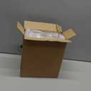 100 Pcs Cupcake Boxes Plastic Individual Cupcake Containers Single Cupcake Carrier with Connected Airtight Dome Lid for Party