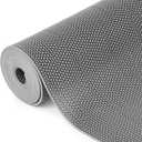 1.3x10 ft Non Slip Drainage Mat Anti Slip Pool Floor Mat 0.2'' Thick Outdoor Indoor Doormat PVC with Holes Grease Resistant for Bathroom Garage Basement Backyard Commercial Kitche, Grey