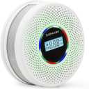 Upgraded Version Smoke Carbon Monoxide Alarm Detector, Battery-Operated Smoke and CO Alarm with Digital Display, Carbon Monoxide Detectors&Smoke Detector (1Pack)