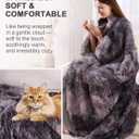 Super Soft Fluffy Faux Fur Sherpa Fleece Blankets Queen Size for Bed, Bedroom Decor Winter Big Blankets Thick Warm, Fuzzy Plush Heavy Bedding Cozy Gifts for Women Men Mom Dad, 90" x 90"